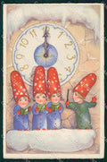 Artist Signed Children New Year serie 3069 cartolina XP8709 – fronte