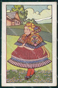 Artist Signed Children Czech Artist cartolina XP8745 – fronte