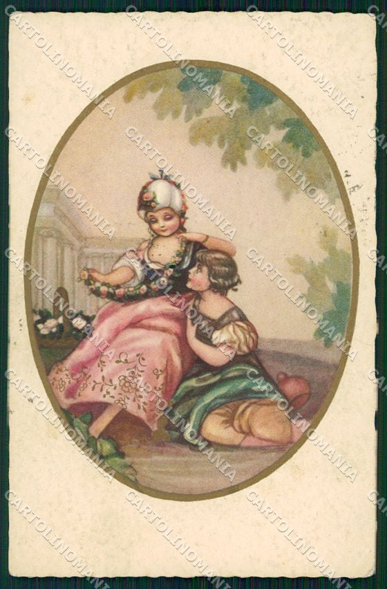 Artist Signed Children Italian Artist serie 507 PIEGHINA cartolina XP8779 – fronte
