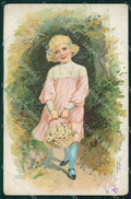 Artist Signed Children AGM serie 3020 cartolina XP8791 – fronte