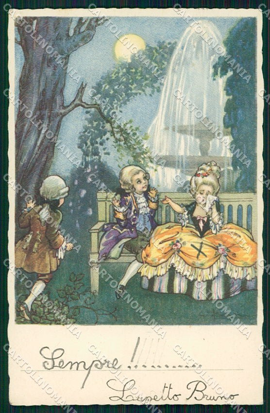 Artist Signed Busi Children Degami 693 cartolina XP8829 – fronte