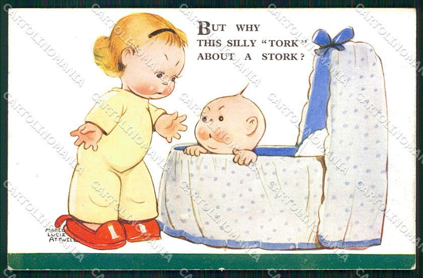 Artist Signed Mabel Lucie Attwell Children serie 3102 cartolina XP8834 – fronte