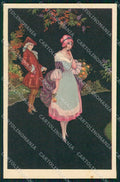 Artist Signed Properzi Venetian Couple serie 1011 cartolina XP8836 – fronte