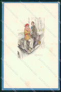 Artist Signed Mauzan Romantic Couple serie 395M-3 cartolina XP8873 – fronte