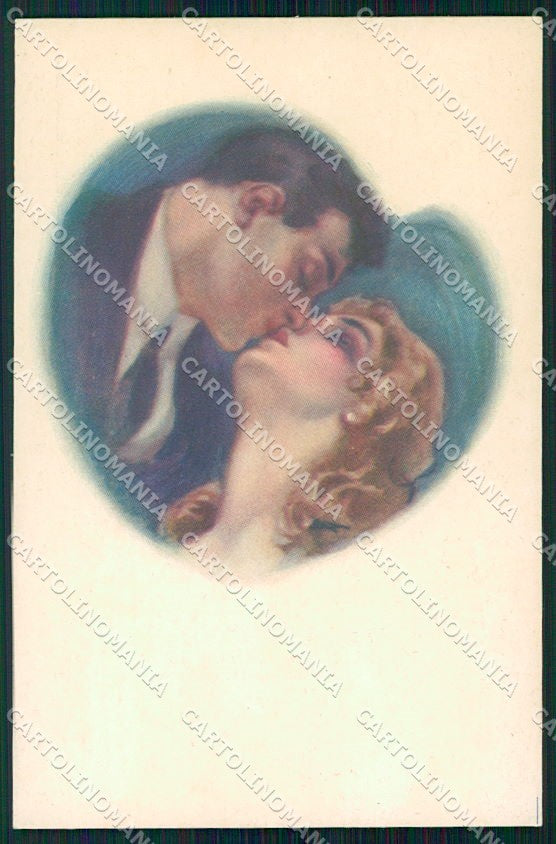 Artist Signed Metlicovitz Romantic Couple serie 103-5 cartolina XP8911 – fronte