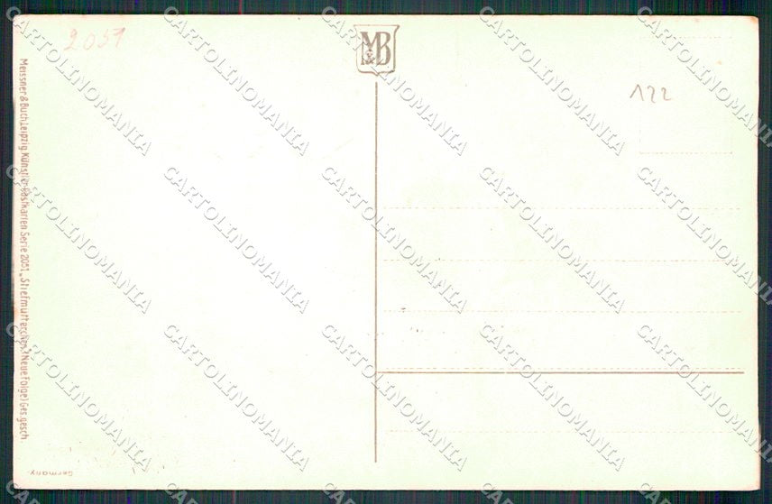 Artist Signed Catharina Klein Flowers Meissner Buch serie 2051 cartolina XP8952 – retro