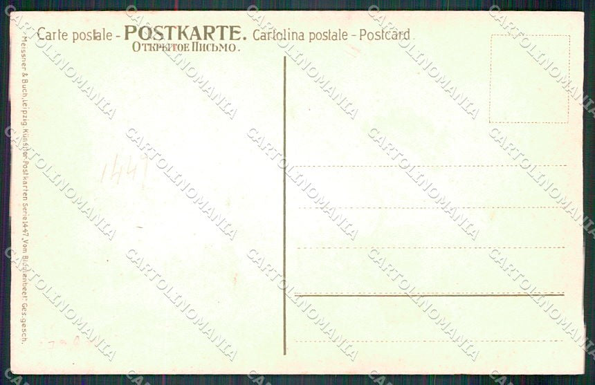 Artist Signed Catharina Klein Flowers Meissner Buch serie 1447 cartolina XP8963 – retro