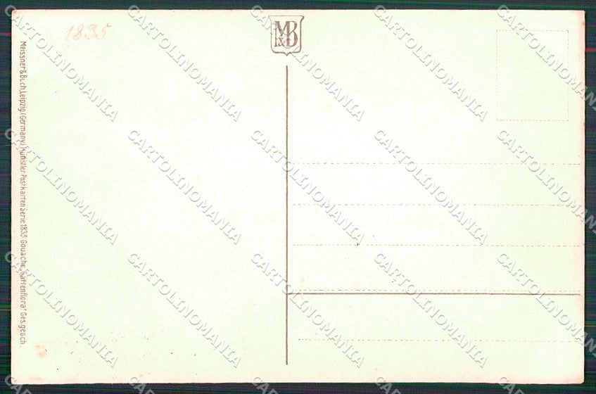 Artist Signed Catharina Klein Flowers Meissner Buch serie 1835 cartolina XP8984 – retro