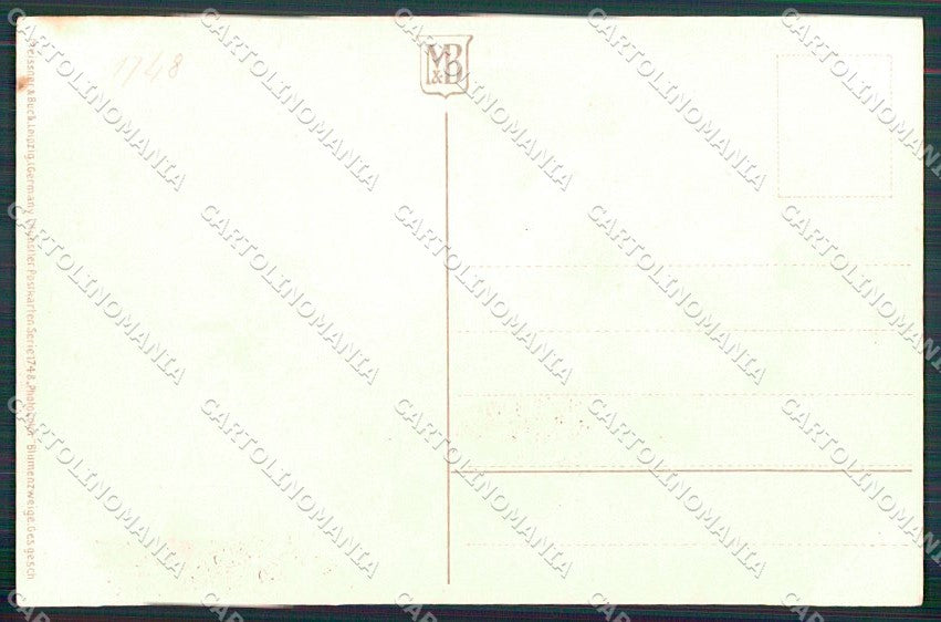 Artist Signed Catharina Klein Flowers Meissner Buch serie 1748 cartolina XP8999 – retro
