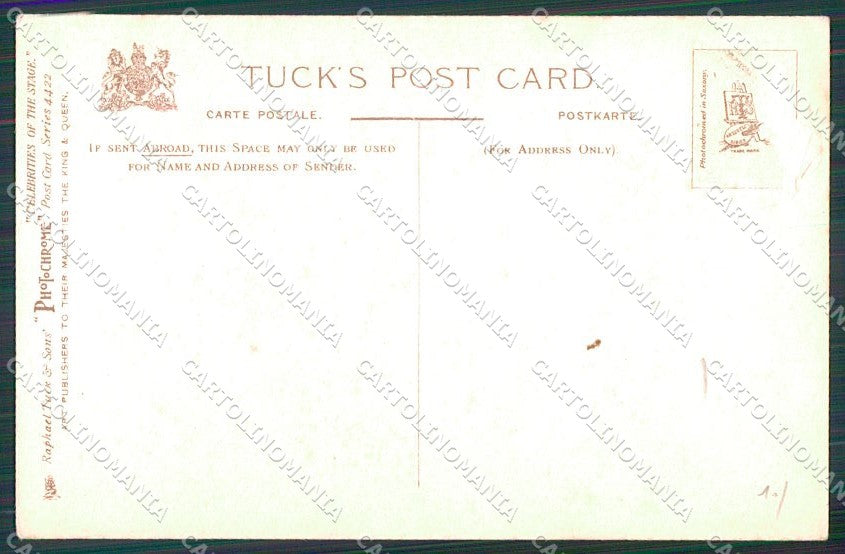 Artist Signed Paper Moon Miss George Celebrities Tuck 4422 cartolina XP9048 – retro