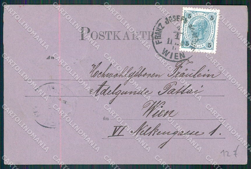 Artist Signed Paper Moon Relief cartolina XP9062 – retro