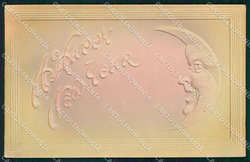 Artist Signed Paper Moon Relief cartolina XP9063 – fronte