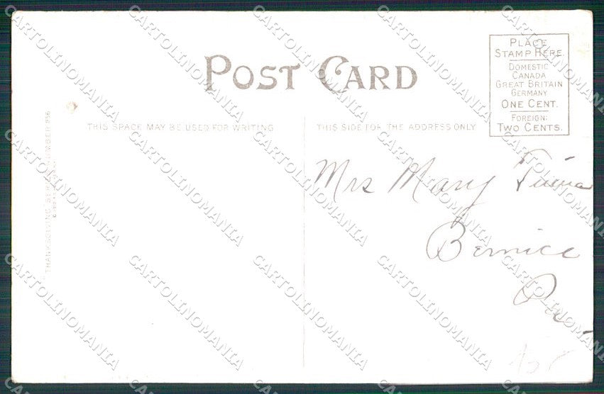 Artist Signed Thanksgiving serie 956 cartolina XP9085 – retro