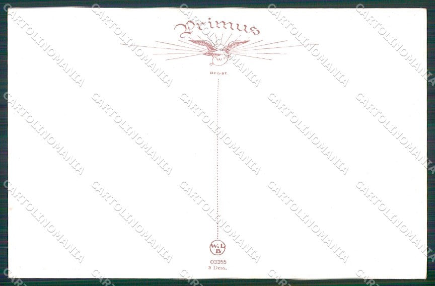 Artist Signed Fialkowska Children Four Leaf Clover serie 3355 cartolina XP9121 – retro