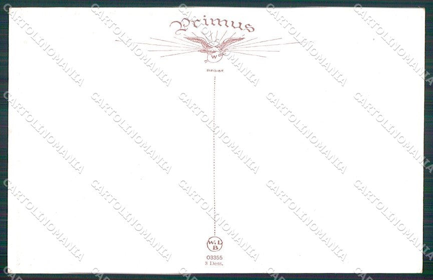 Artist Signed Fialkowska Children Four Leaf Clover serie 3355 cartolina XP9123 – retro