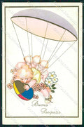 Artist Signed Fairy Easter Pasqua Degami 3536 cartolina XP9146 – fronte