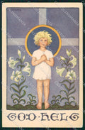 Artist Signed Käthe Norborg cartolina XP9155 – fronte