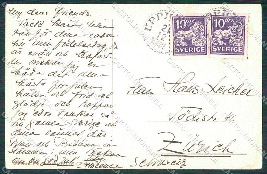 Artist Signed Käthe Norborg cartolina XP9155 – retro