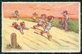 Artist Signed Castelli Children Sport Degami 970 cartolina XP9215 – fronte