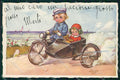 Artist Signed Castelli Children Sport Degami 975 cartolina XP9216 – fronte