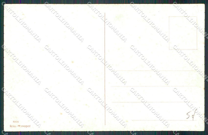 Artist Signed Castelli Children serie 1001 cartolina XP9217 – retro