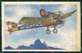 Artist Signed Castelli Children Degami cartolina XP9247 – fronte