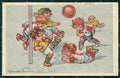 Artist Signed Castelli Children Sport serie 571-2 cartolina XP9255 – fronte