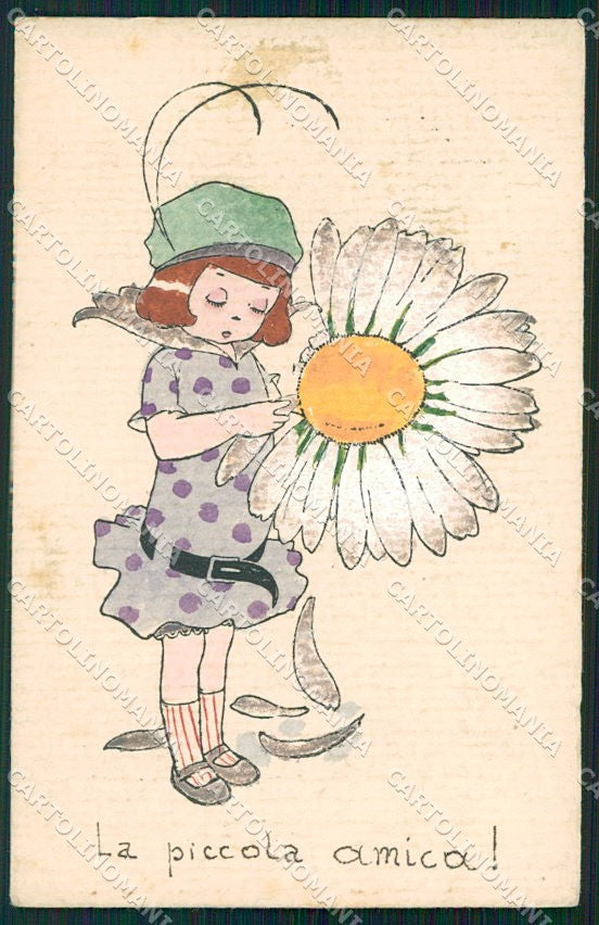 Artist Signed Castelli Children serie 1023-3 cartolina XP9259 – fronte