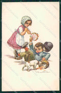 Artist Signed Castelli Children serie 290-3 ANGOLINO SCOLLATO cartolina XP9263 – fronte