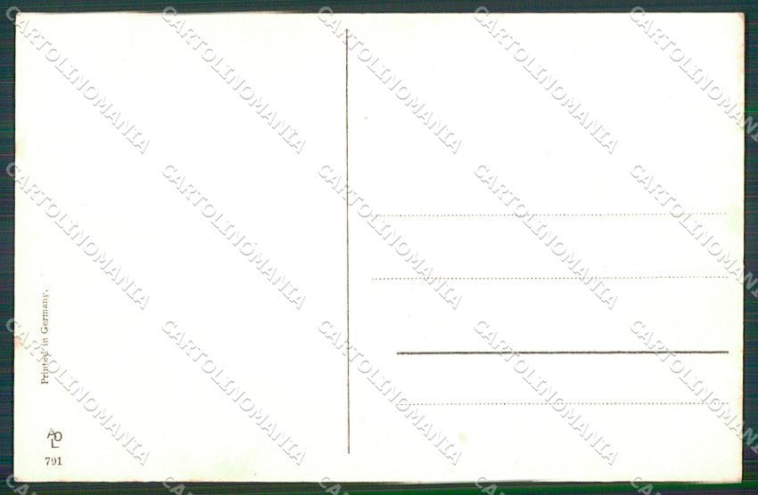 Artist Signed Glamour Lady AOL serie 791 cartolina XP9300 – retro