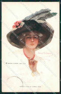 Artist Signed Philip Boileau Lady Reinthal Newman serie 212 cartolina XP9323 – fronte