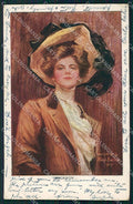Artist Signed P. Boileau Lady Tomorrow Reinthal Newman PIEGA cartolina XP9327 – fronte