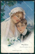 Artist Signed Philip Boileau Lady Reinthal Newman serie 827 cartolina XP9328 – fronte