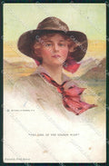 Artist Signed Philip Boileau Lady Reinthal Newman serie 755 cartolina XP9331 – fronte