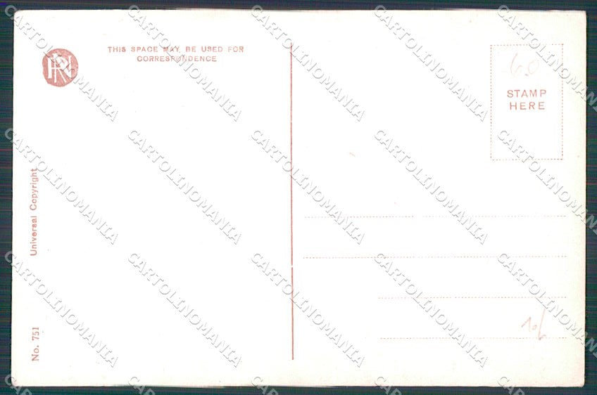 Artist Signed Philip Boileau Lady Reinthal Newman serie 751 cartolina XP9334 – retro