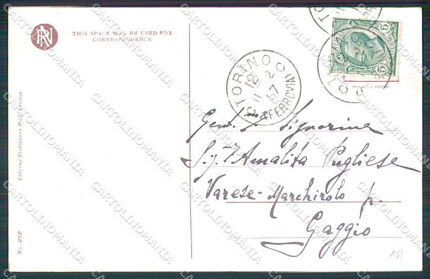 Artist Signed Philip Boileau Lady Reinthal Newman serie 212 cartolina XP9353 – retro
