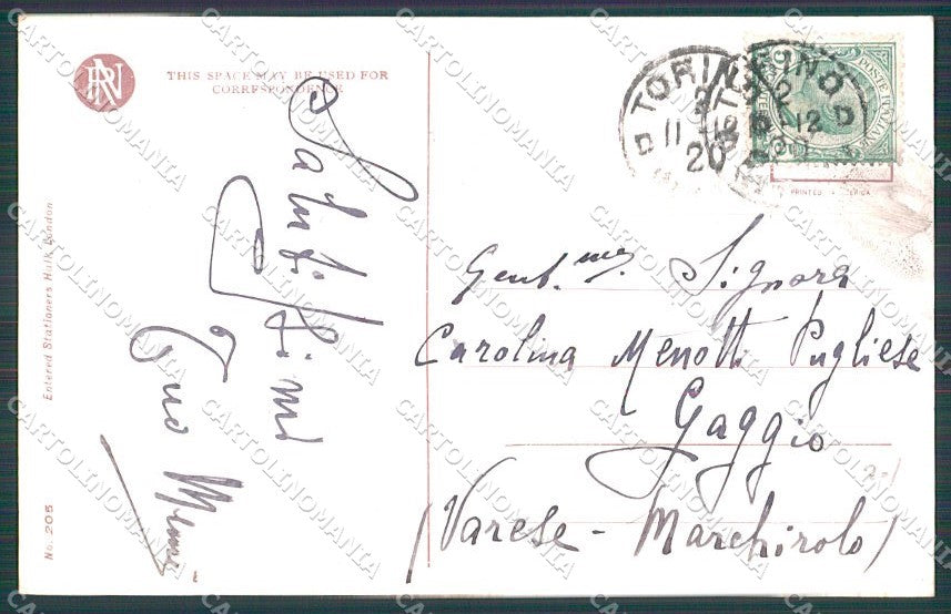 Artist Signed Philip Boileau Lady Reinthal Newman serie 205 cartolina XP9357 – retro