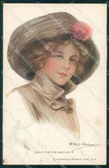 Artist Signed P. Boileau Reinthal Newman serie 282 PIEGHINE cartolina XP9360 – fronte