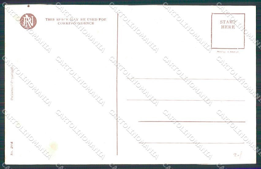 Artist Signed Philip Boileau Lady Reinthal Newman serie 214 cartolina XP9382 – retro