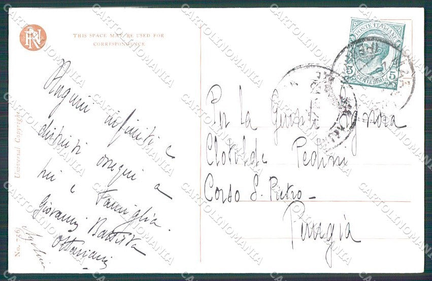 Artist Signed Philip Boileau Lady Reinthal Newman serie 756 cartolina XP9383 – retro