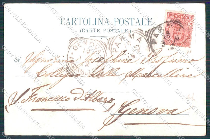 Artist Signed Frances Brundage ? Children Art Nouveau cartolina XP9419 – retro