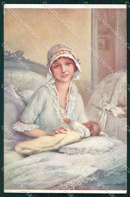 Artist Signed Martin Kavel Salon de Paris Lady serie 754 cartolina XP9446 – fronte