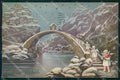 Artist Signed Christmas Angels cartolina XP9467 – fronte