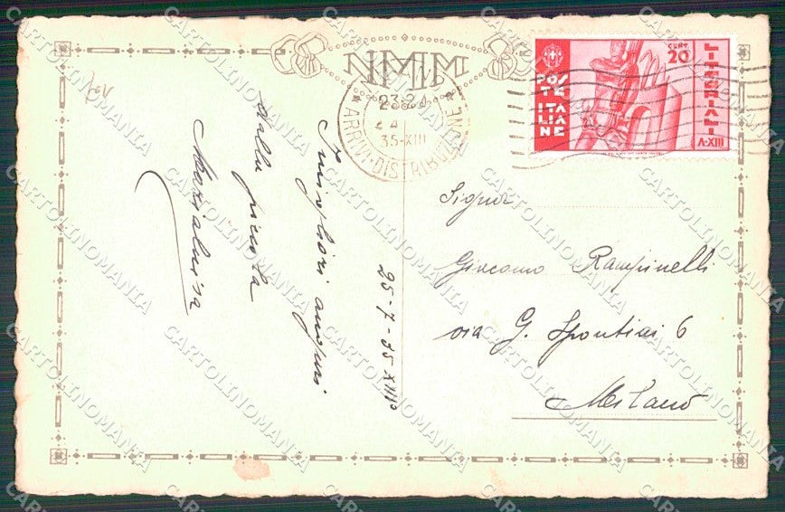 Artist Signed Collino Children cartolina XP9472 – retro