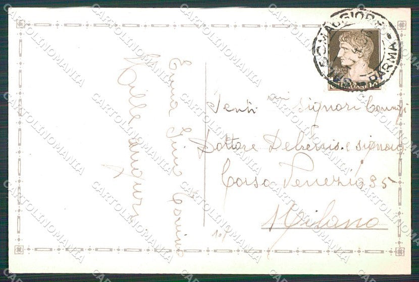 Artist Signed Collino Boy Easter Pasqua cartolina XP9495 – retro