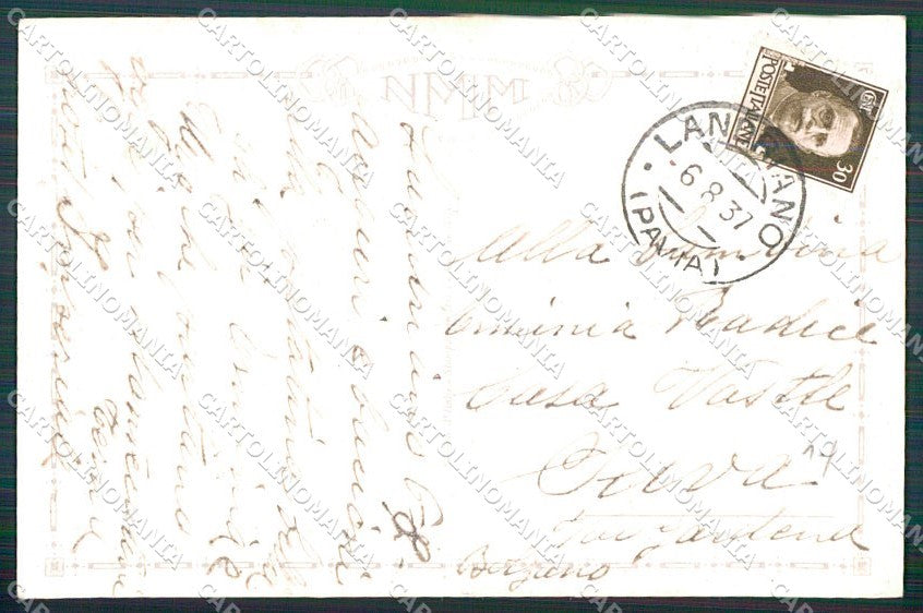 Artist Signed Collino Children PIEGHINE cartolina XP9502 – retro