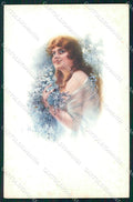 Artist Signed Montaguti Lady serie 289-3 cartolina XP9518 – fronte