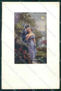 Artist Signed Montaguti Romantic Couple serie 293-3 cartolina XP9521 – fronte