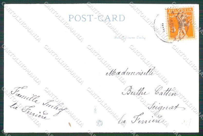 Artist Signed Montaguti Lady serie 295-2 PIEGA cartolina XP9526 – retro