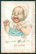Artist Signed Little Boy PIEGHINE cartolina XP9544 – fronte